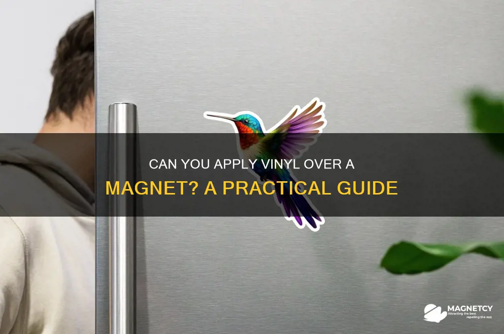 can i put vinly over a magnet