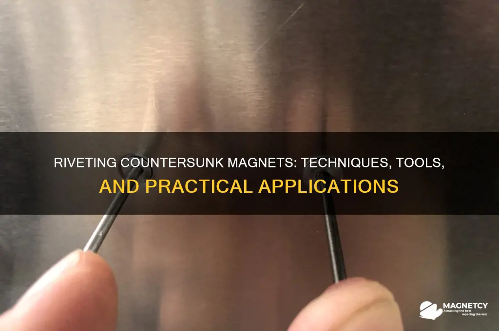 can i rivet a countersunk magnet