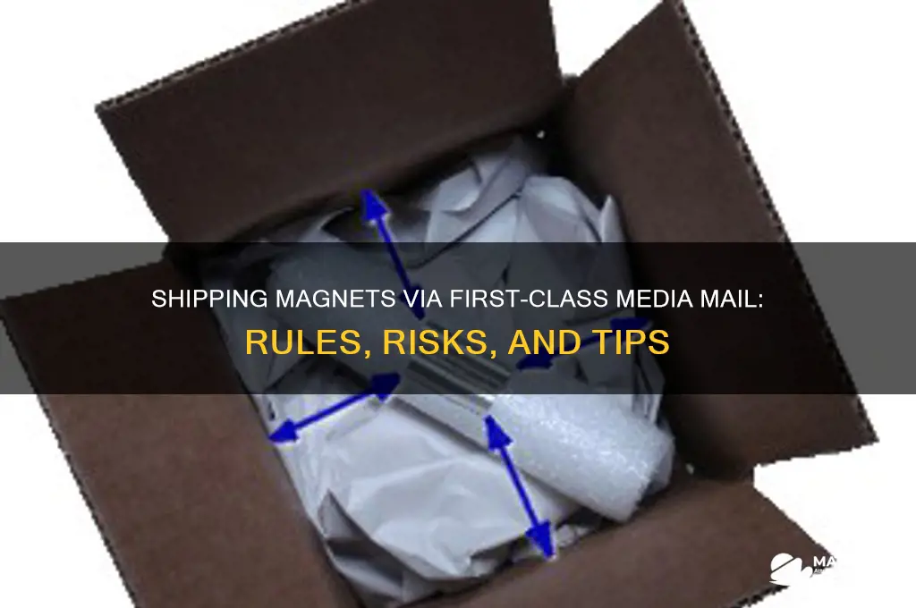 can i send a magnet via 1st class media mail