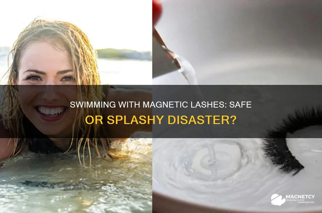 can i swim with magnetic lashes