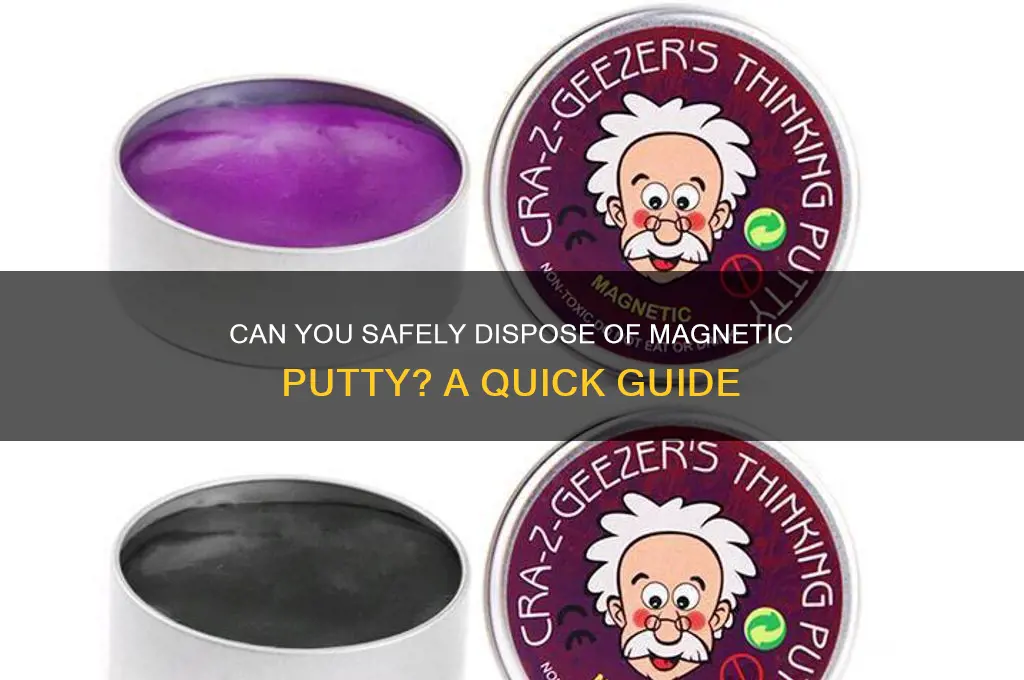 can i throw away magnetic putty
