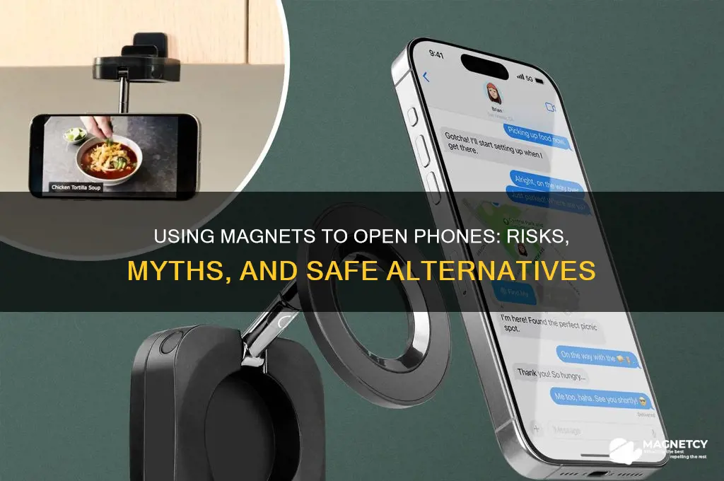 can i use a magnet to get in my phone