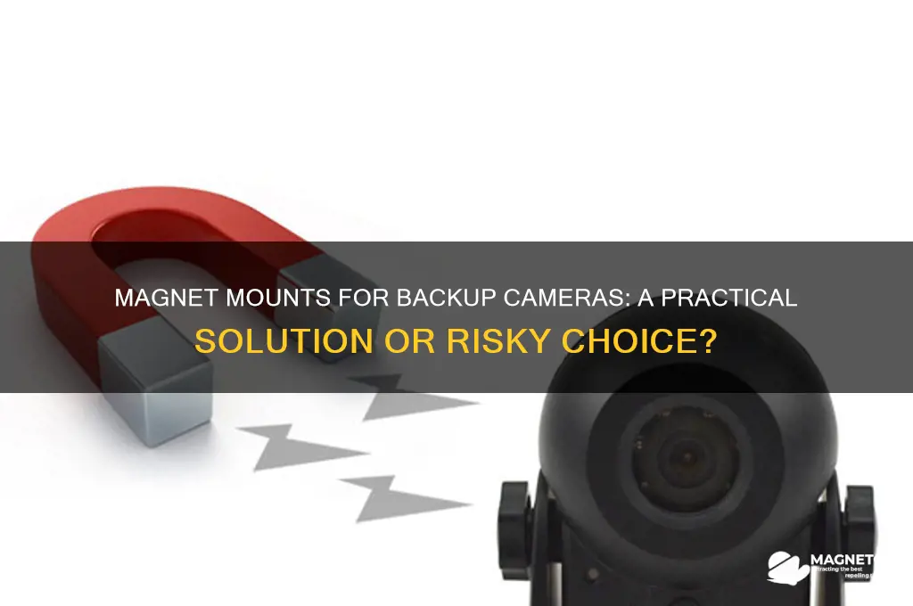 can i use a magnet to mount a backup camera