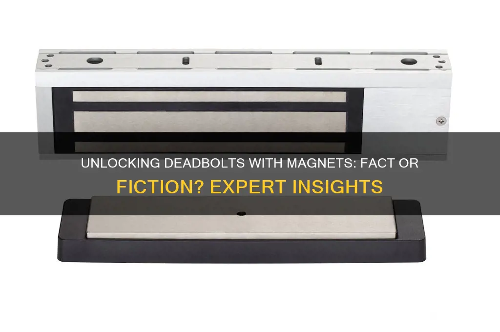 can i use a strong magnet to unlock a deadbolt