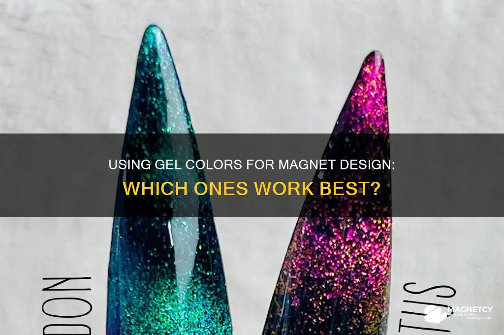 can i use any gel color for magnet design