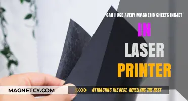 Using Avery Magnetic Sheets for Inkjet in Laser Printers: Compatibility Guide