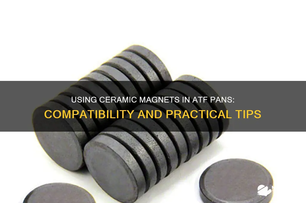 can i use ceramic magnet in atf pan