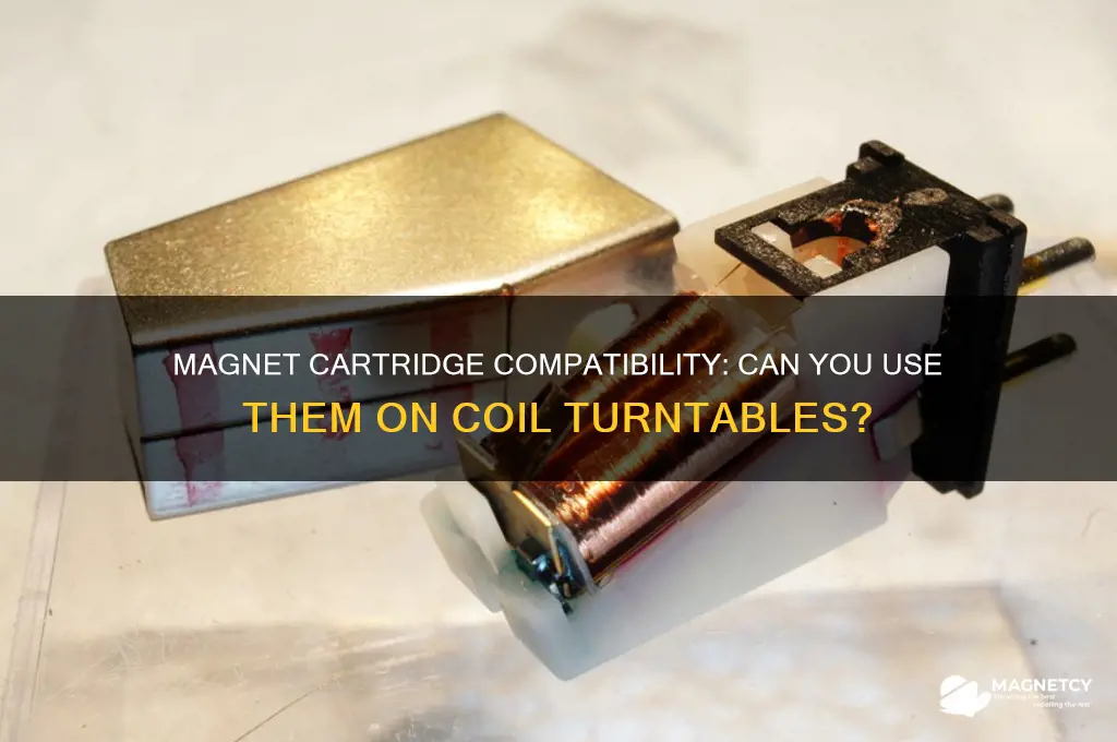 can i use magnet cartrodge for coil turntables