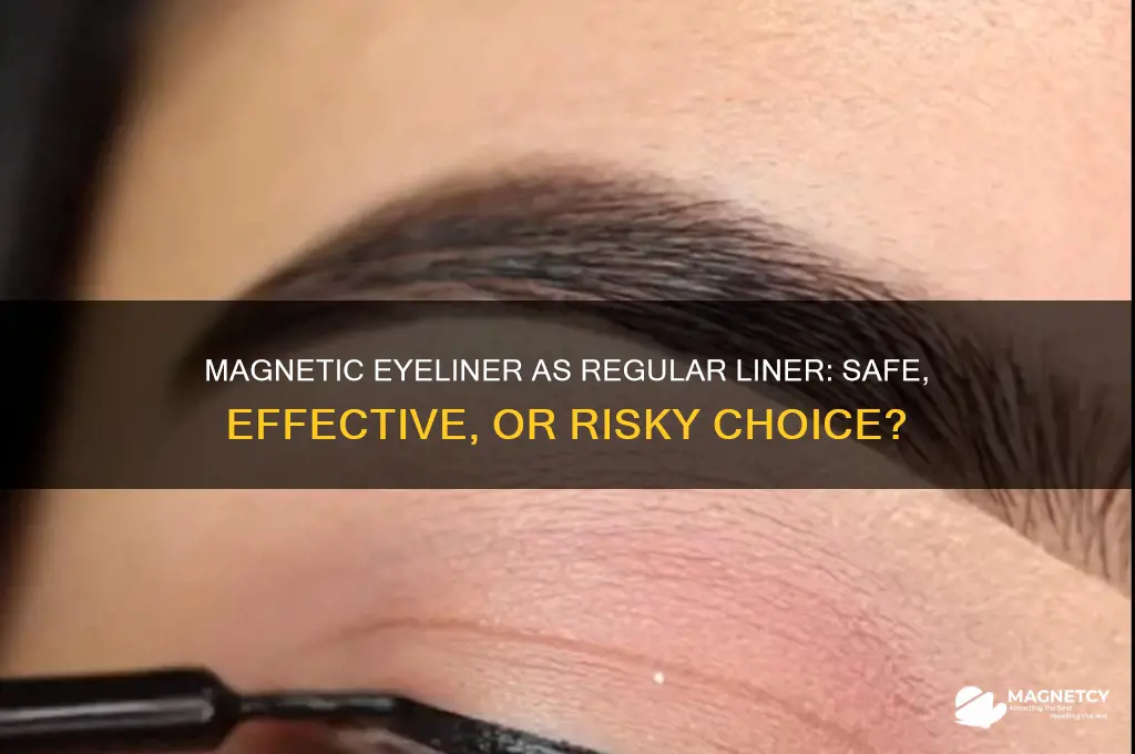 can i use magnetic eyeliner as regular eyeliner