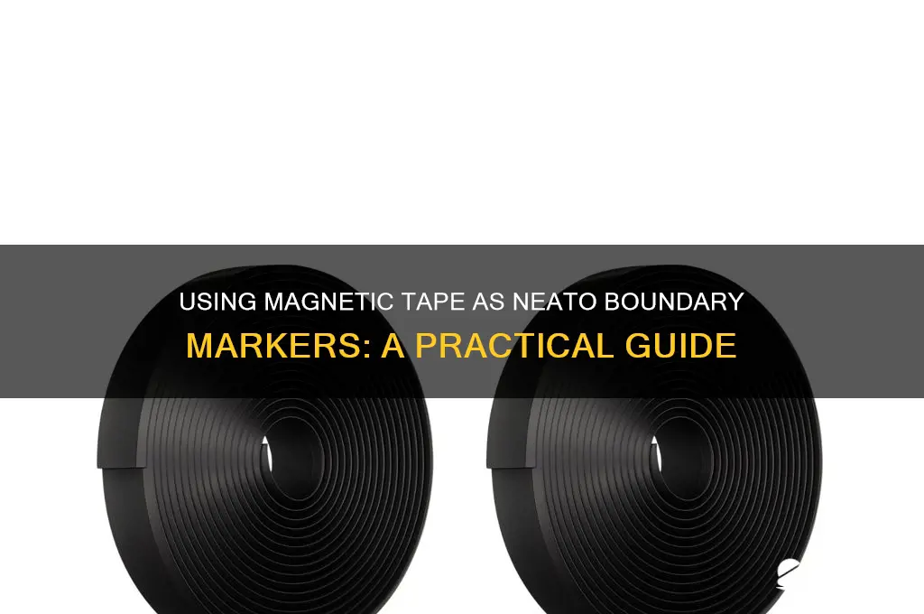 can i use magnetic tape as neato boundary markers