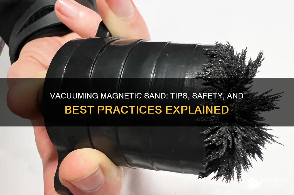 can i vaccum magnetic sand