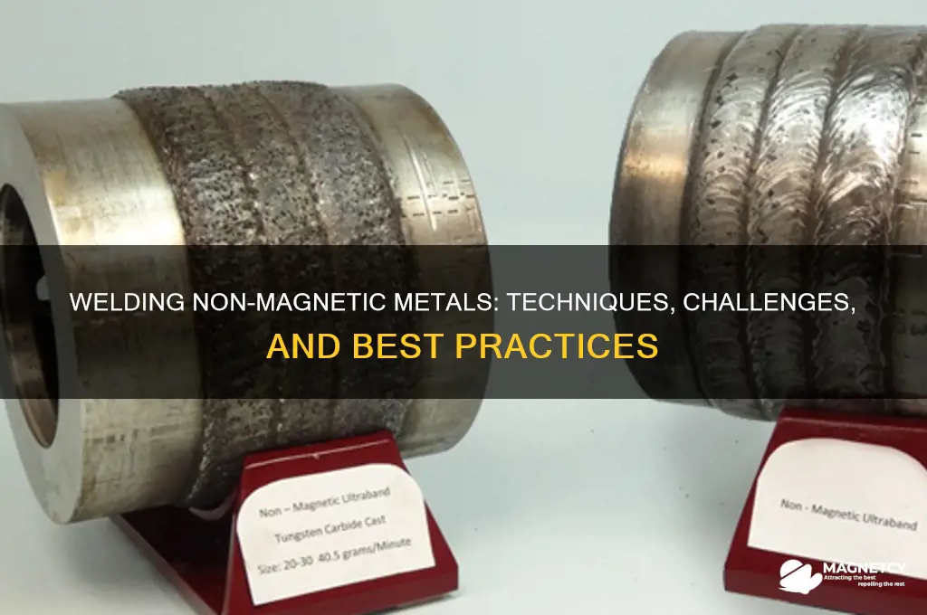 can i weld non magnetic metals