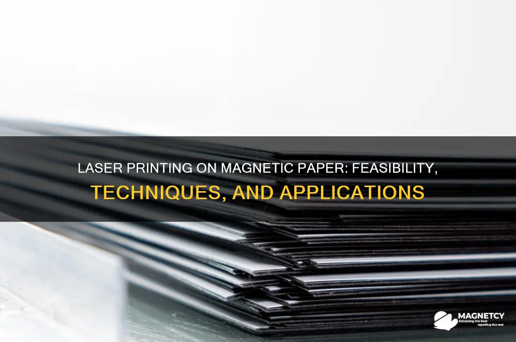 can inject magnetic paper with a laser printer