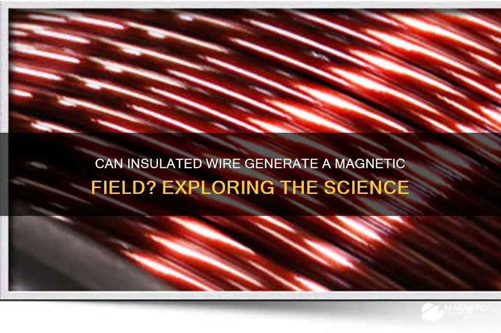 can insulated wire make a magnetic field
