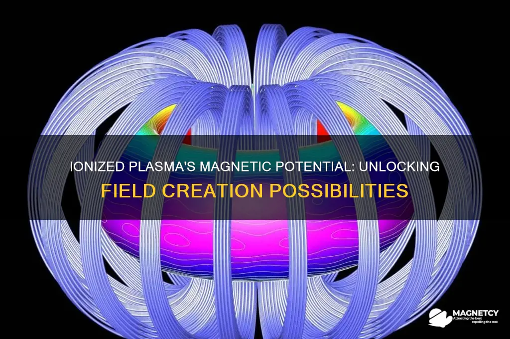 can ionized plasma create a magnetic field