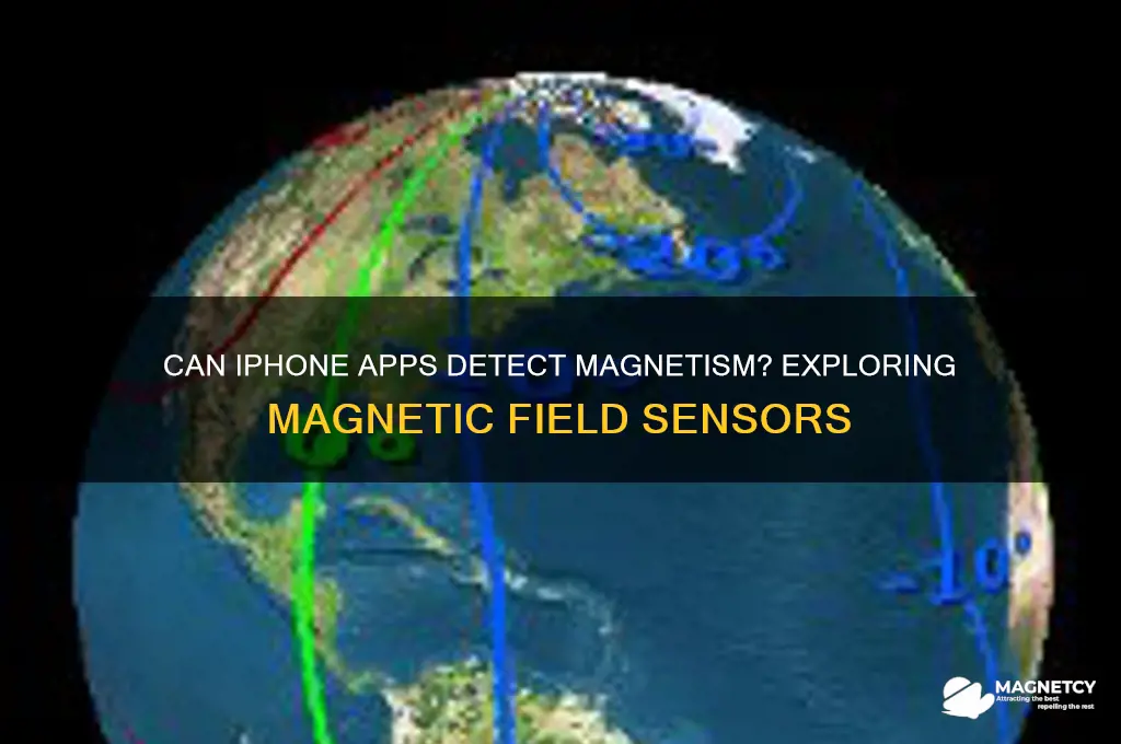 can iphone apps detect magnetism
