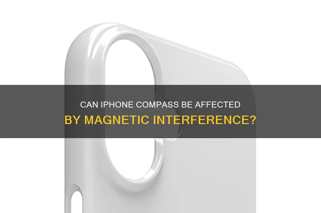 can iphone compass get magnetic