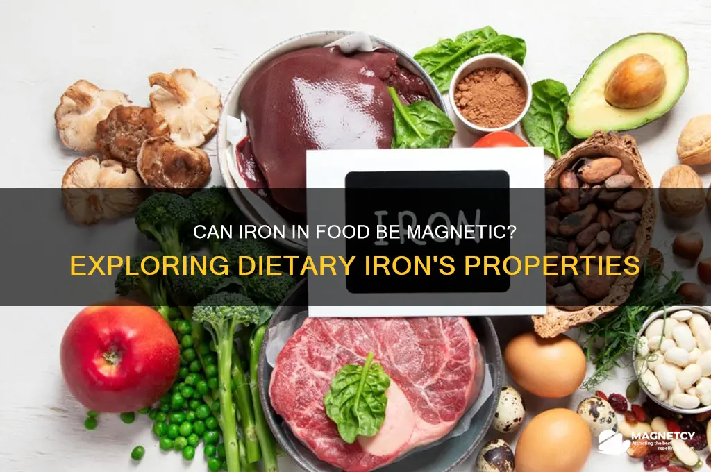 can iron in food be magnetic
