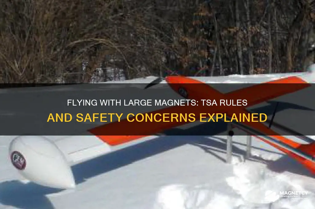 can large magnets be brought on planes