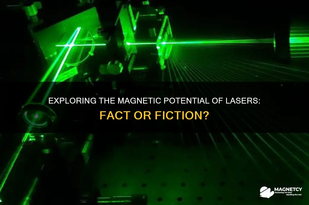 can lasers be magnetic or not