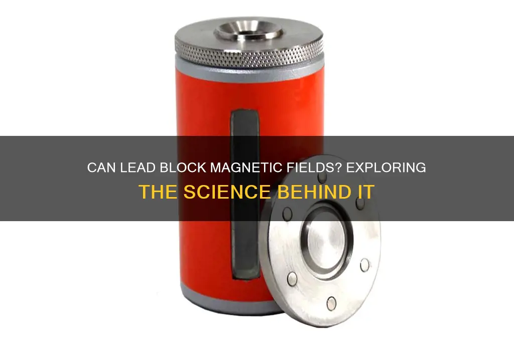 can lead block a magnetic field
