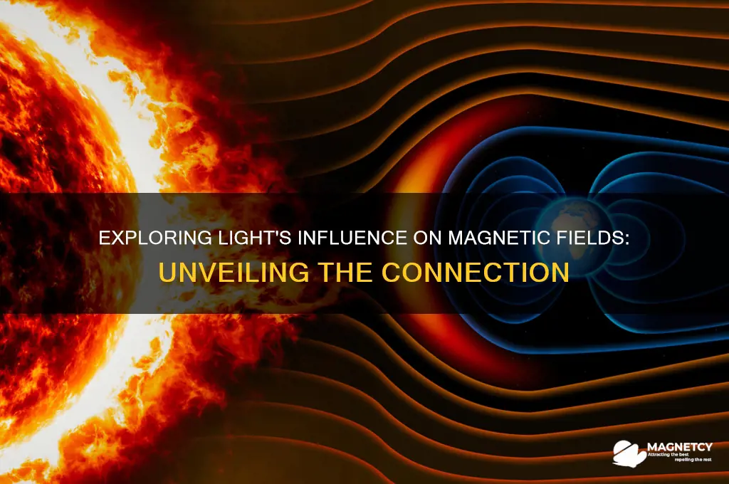 can light affect magnetism