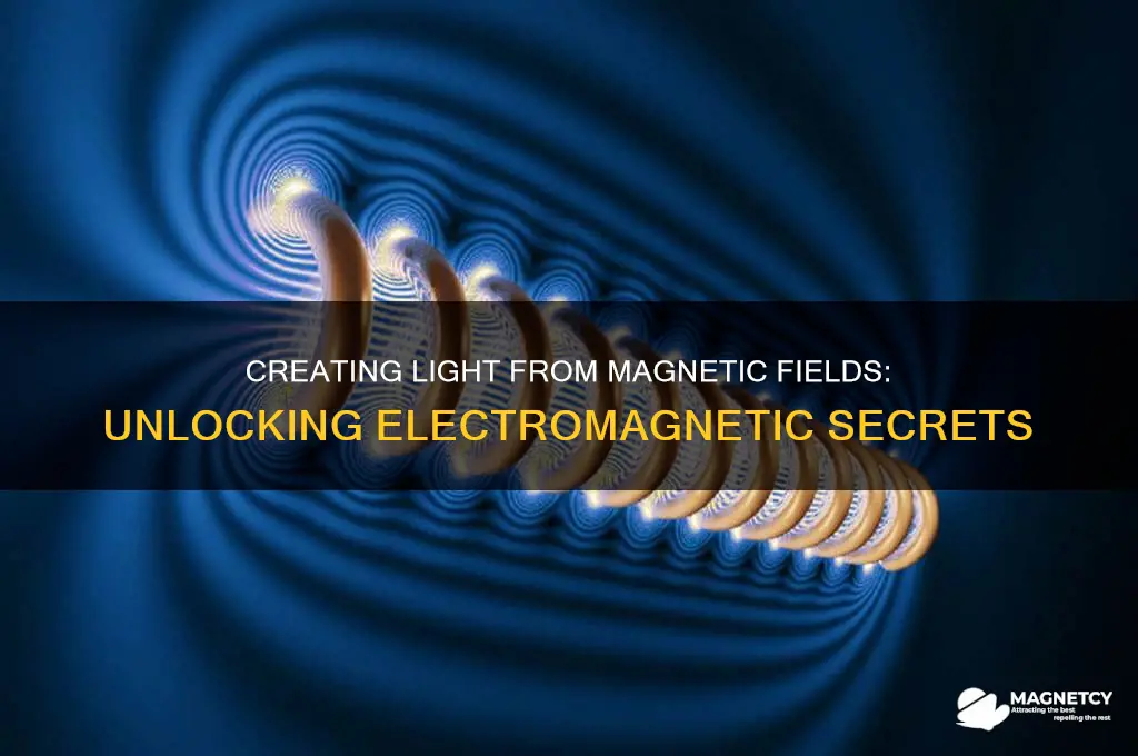 can light be created from magnetic field