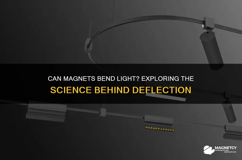 can light be deflected by a magnet