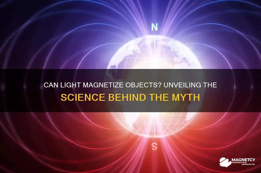 can light magnetize objects