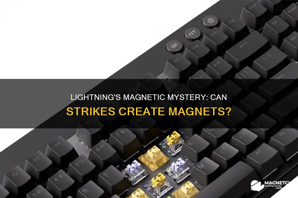 can lightning create magnets