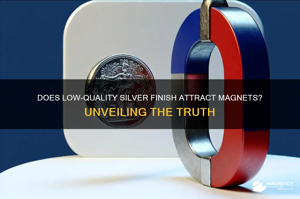 can low quality silver finish attract magnet