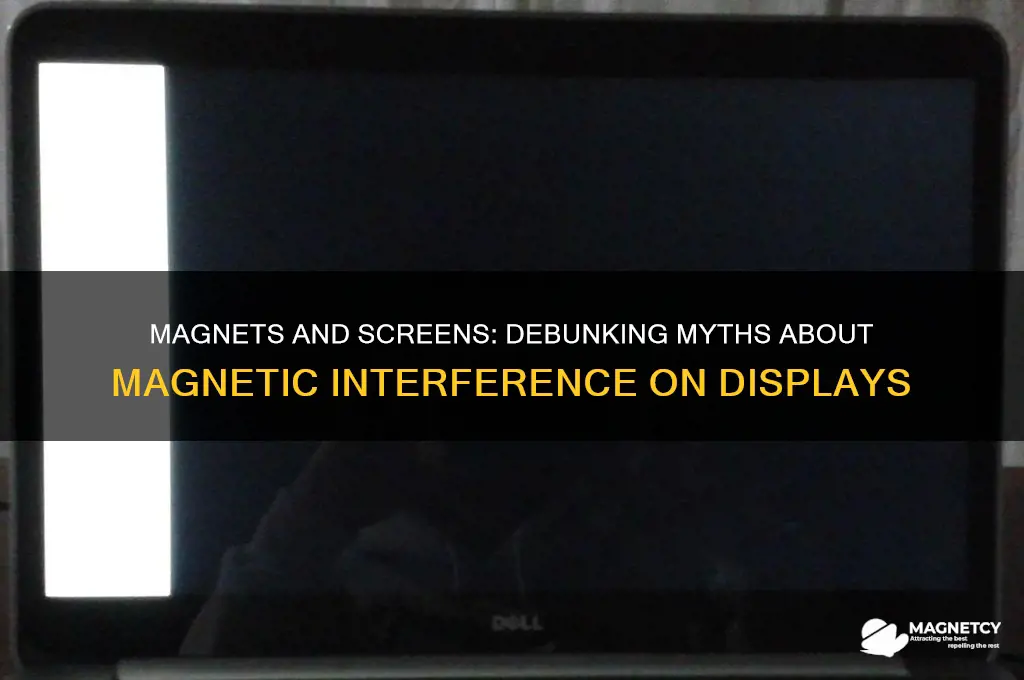 can magnet affect screen