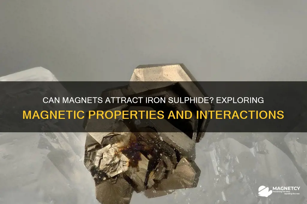 can magnet attract iron sulphide