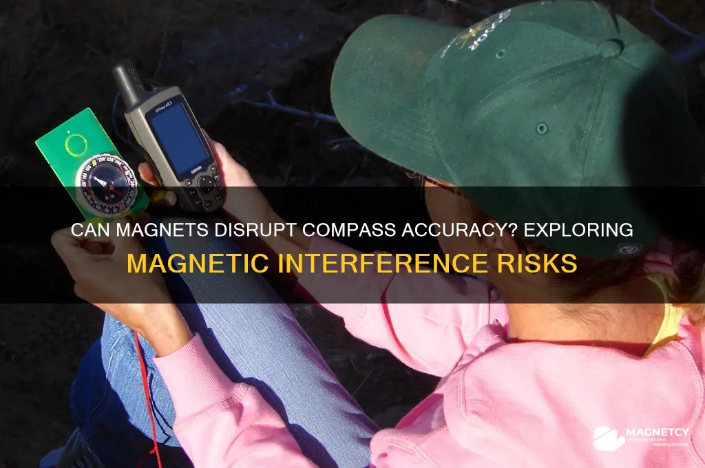can magnet break compass