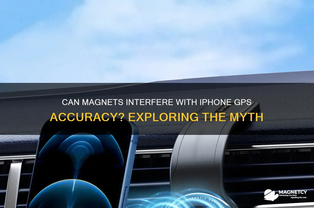 can magnet change gps location on iphone