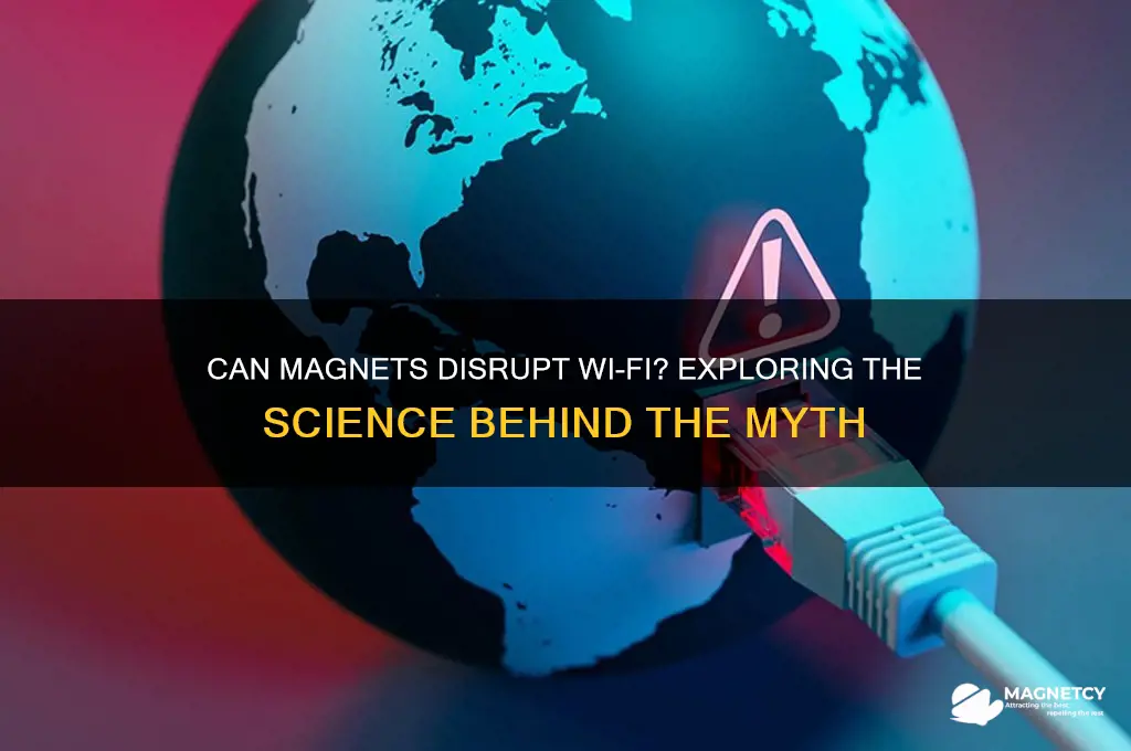 can magnet disrupt a wifi