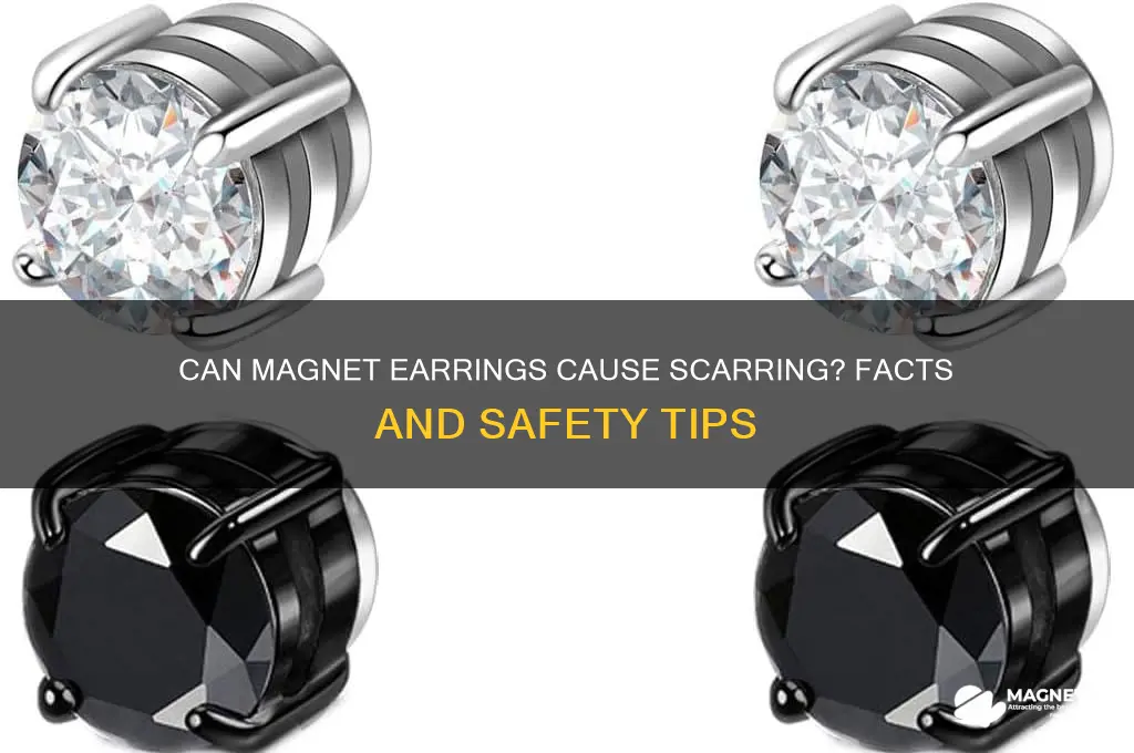 can magnet earrings scar ear