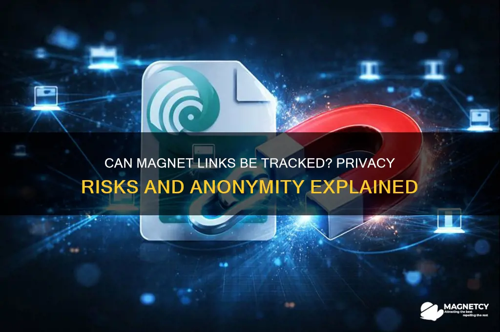 can magnet links be tracked