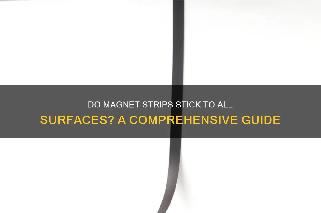 can magnet strips stick to everything