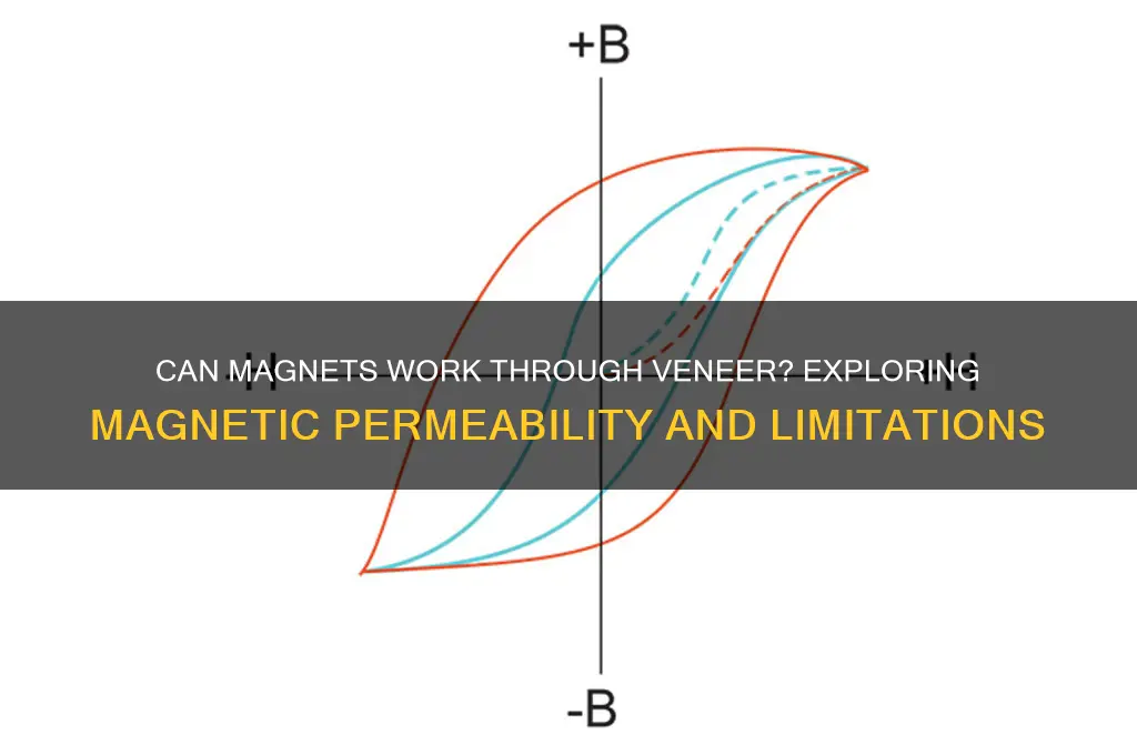 can magnet work through veneer