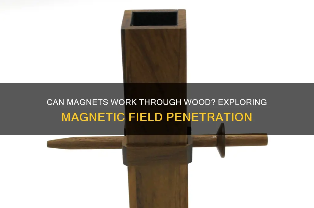 can magnet work through wood