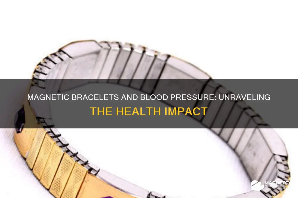 can magnetic bracelets affect blood pressure
