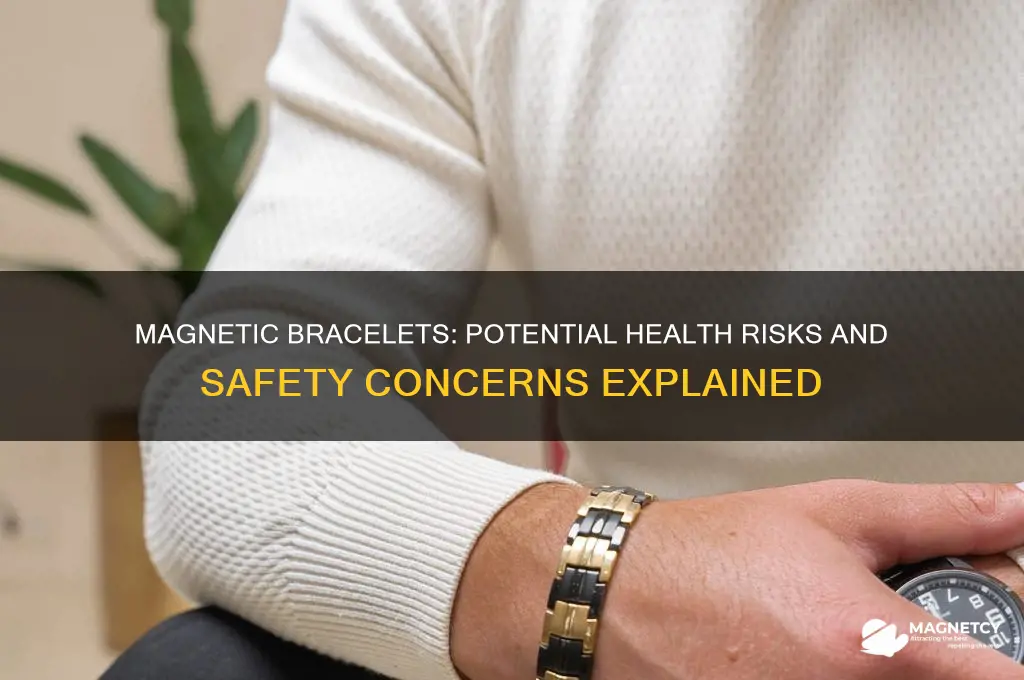 can magnetic bracelets be harmful