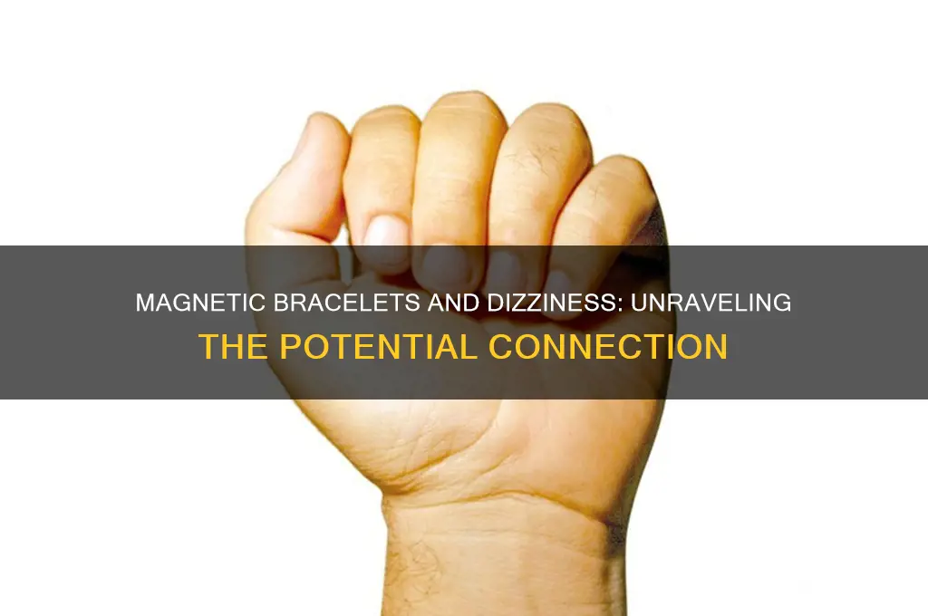 can magnetic bracelets cause dizziness