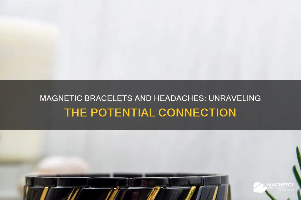 can magnetic bracelets cause headaches