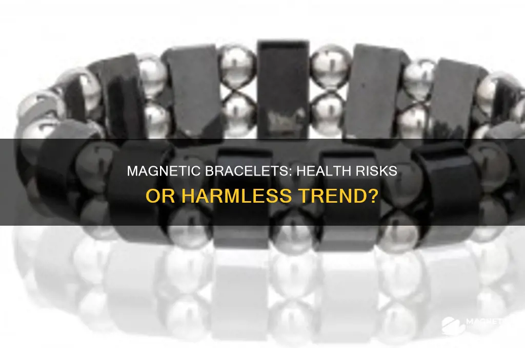 can magnetic bracelets make you sick