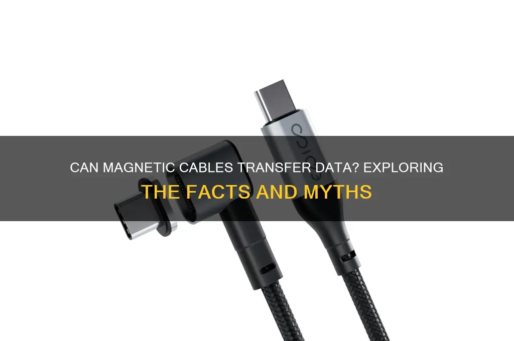 can magnetic cables transfer data