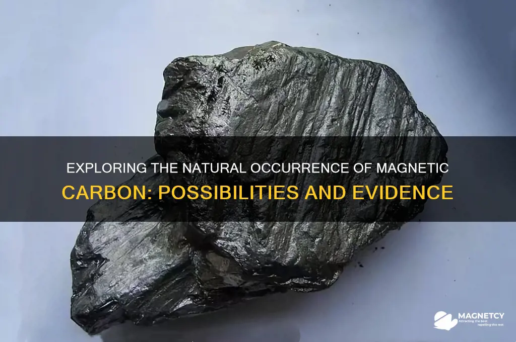 can magnetic carbon form naturally