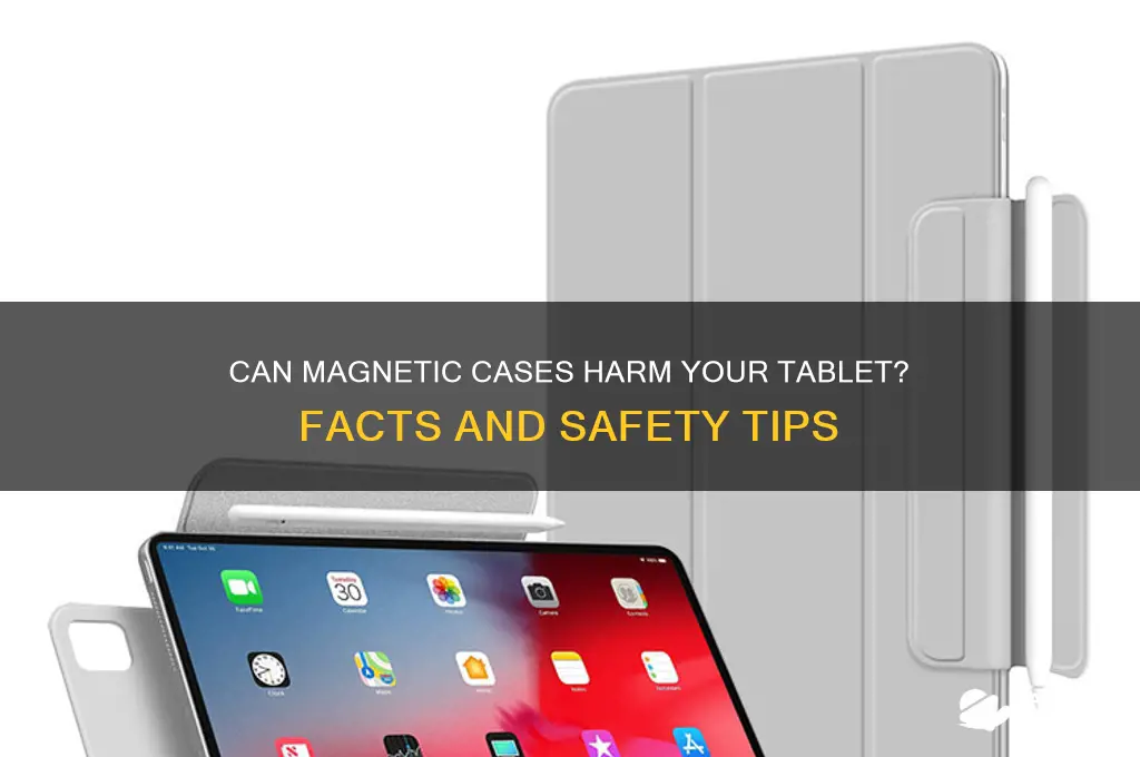 can magnetic case damage tablet