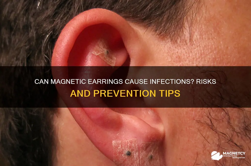 can magnetic earrings cause infection